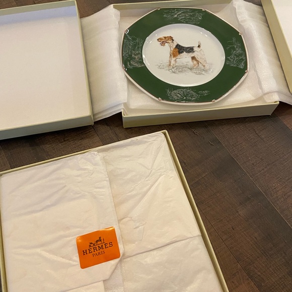 Two Hermes Limoges plates - Picture 8 of 9